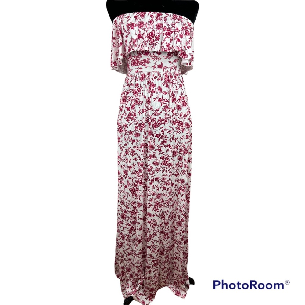 Rachel pally strapless maxi dress size M lover jardin SP175465P NWT